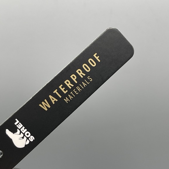 Sorel Women's 10 Boots Hidden Wedge Suede Black Waterproof Out N About - Picture 12 of 12